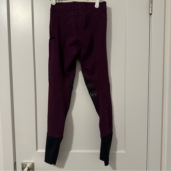 Elation Red Label Sport Euro Seat Breech In Aubergine Purple Size 26R Women’s - Picture 10 of 16